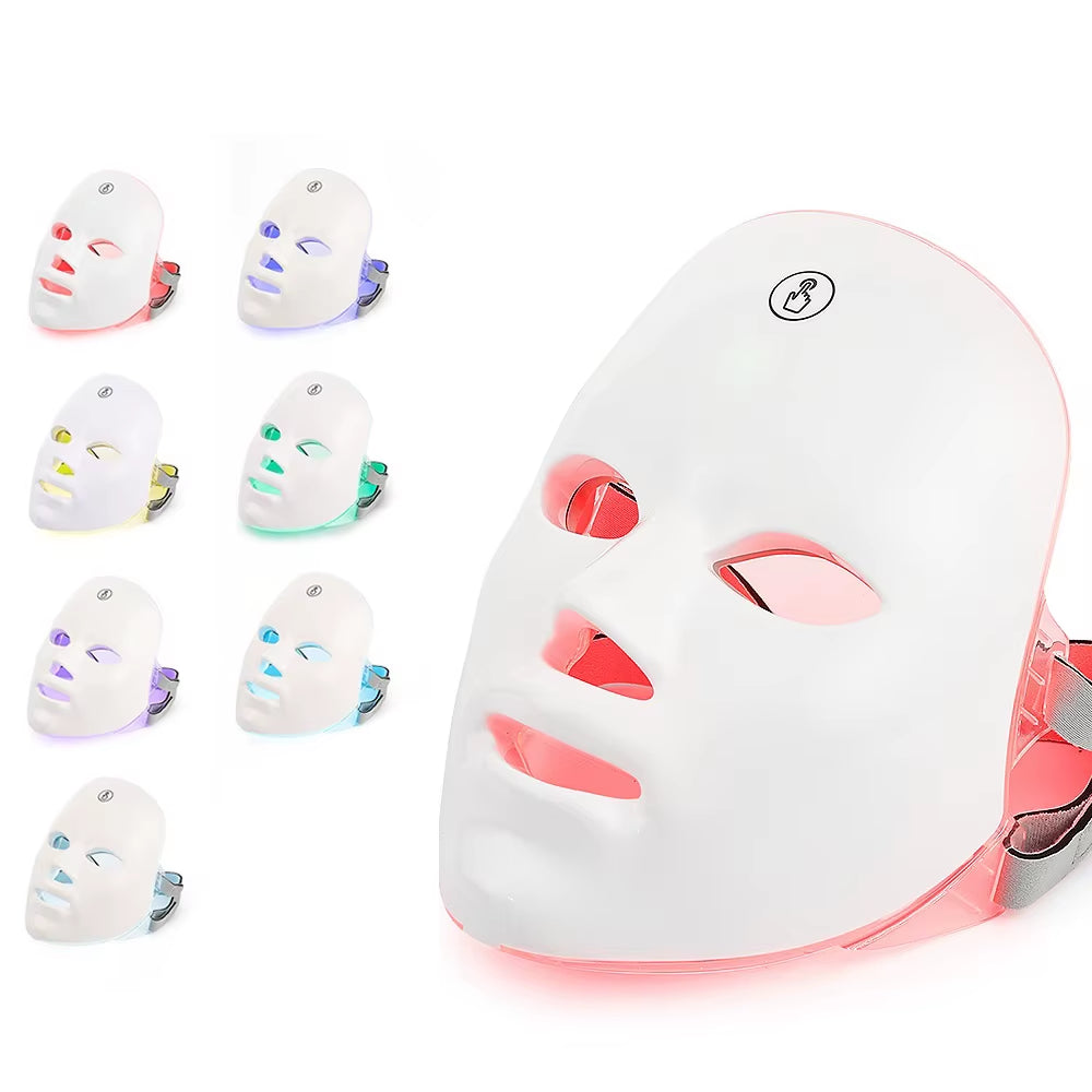 Lumière Luxe™ 7-Color LED Facial & Neck Therapy Mask