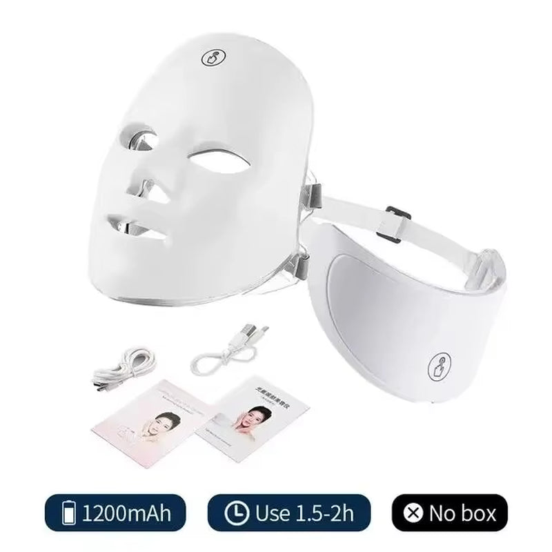 Lumière Luxe™ 7-Color LED Facial & Neck Therapy Mask