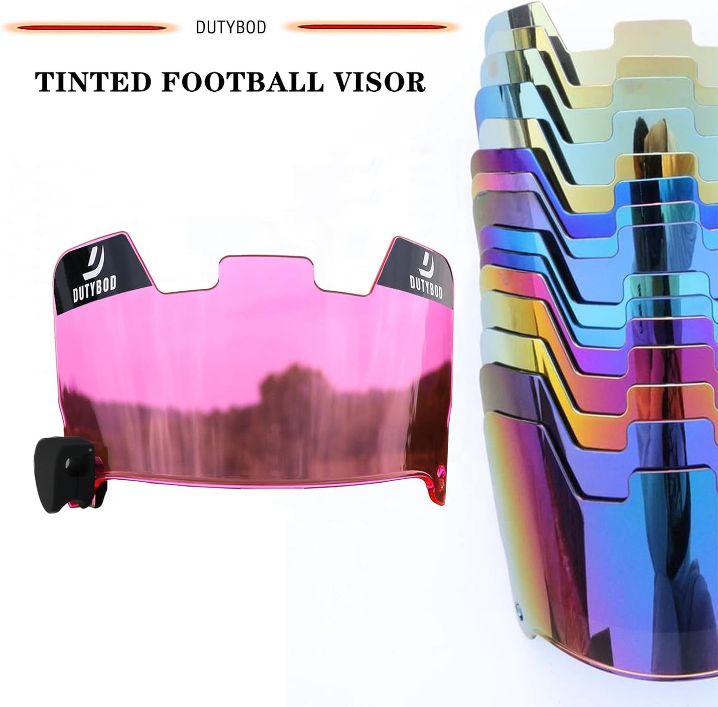 Premium Clear Football Visor - Scratch-Resistant Shield for Adult & Youth Helmets