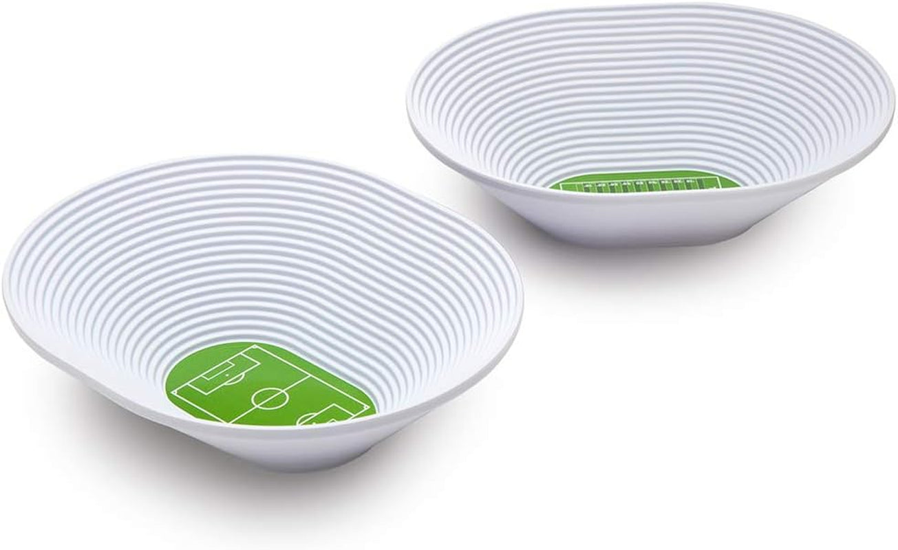FOOTBOWL Soccer Snack Bowl - Ultimate Football Stadium Melamine Design
