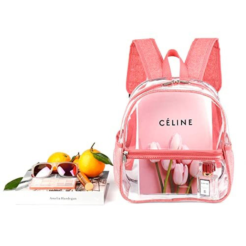 Durable Clear PVC Backpack - Heavy Duty Transparent Tote for School and Travel